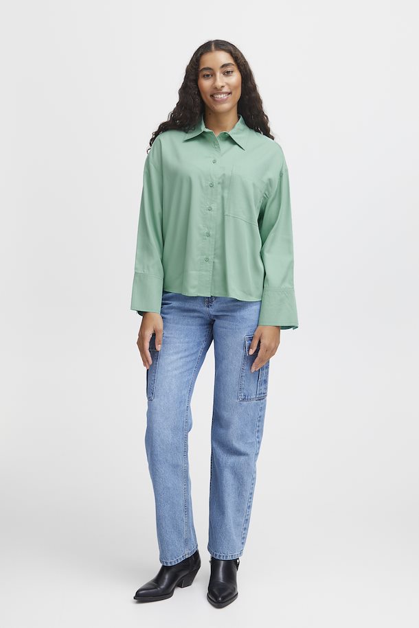 BYGILIE SHIRT - CREME DE MENTHE