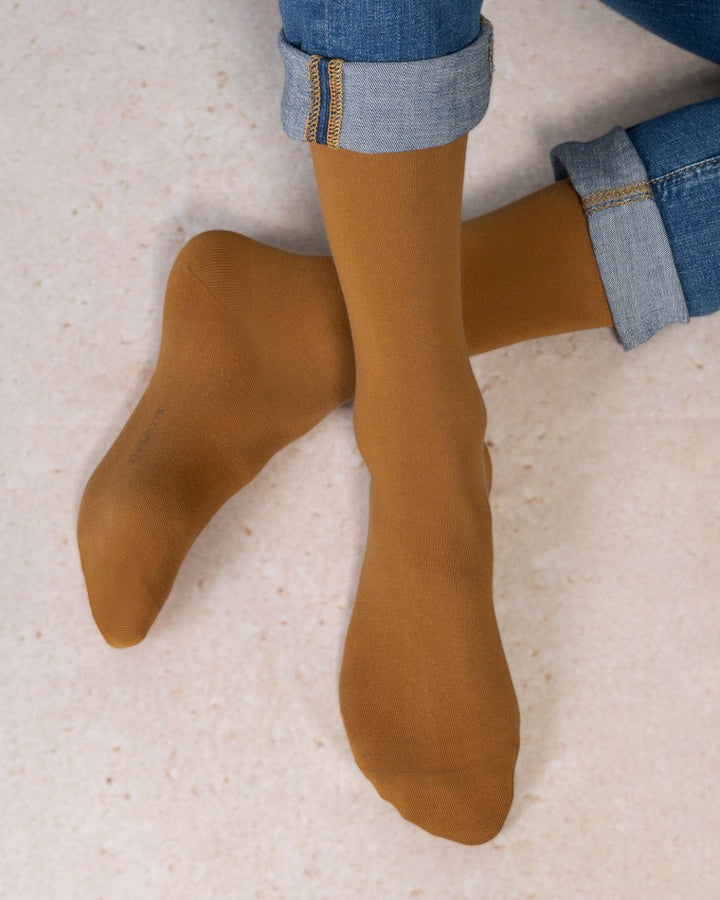 EGYPTIAN COTTON SOCKS "LEATHER"