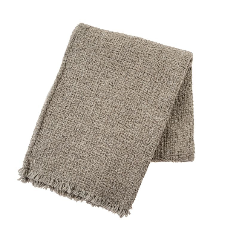 INDABA CALLISTO THROW, LIGHT GREY