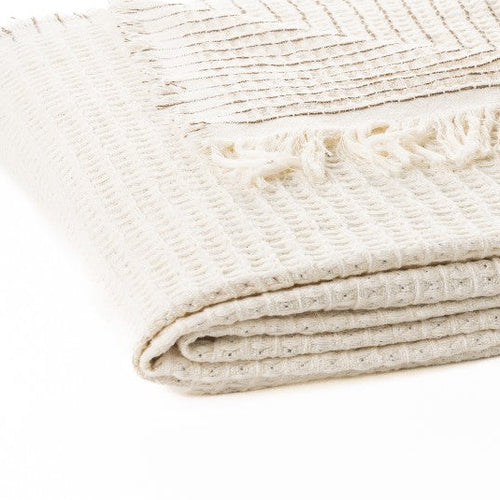DAEL REVERSIBLE CREAM THROW 50X60&