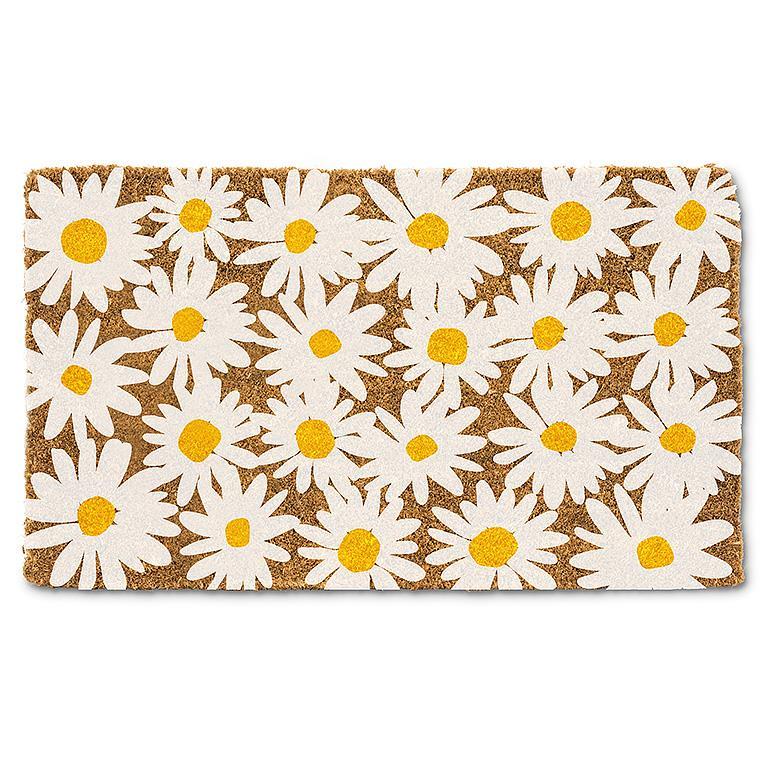 ALLOVER DAISY DOORMAT 18X30&