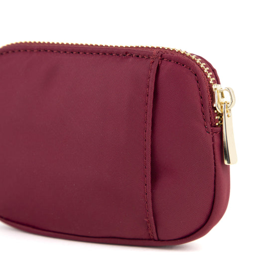 PORTEFEUILLE ZIPPÉ TRACKER PALM ROUGE FONCÉ