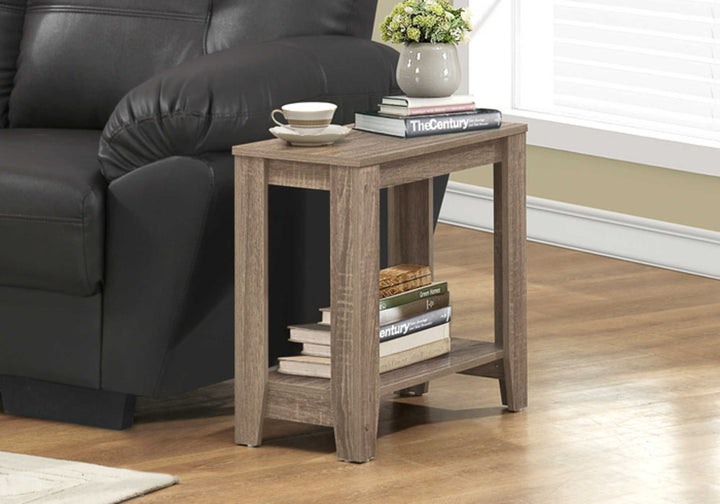 ACCENT TABLE "DARK TAUPE"