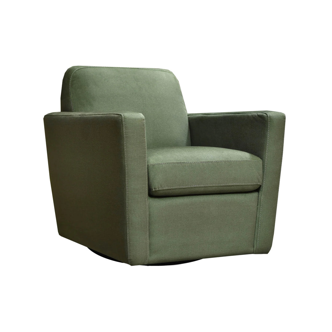 LH Imports Cooper Swivel Club Chair - Forest Green