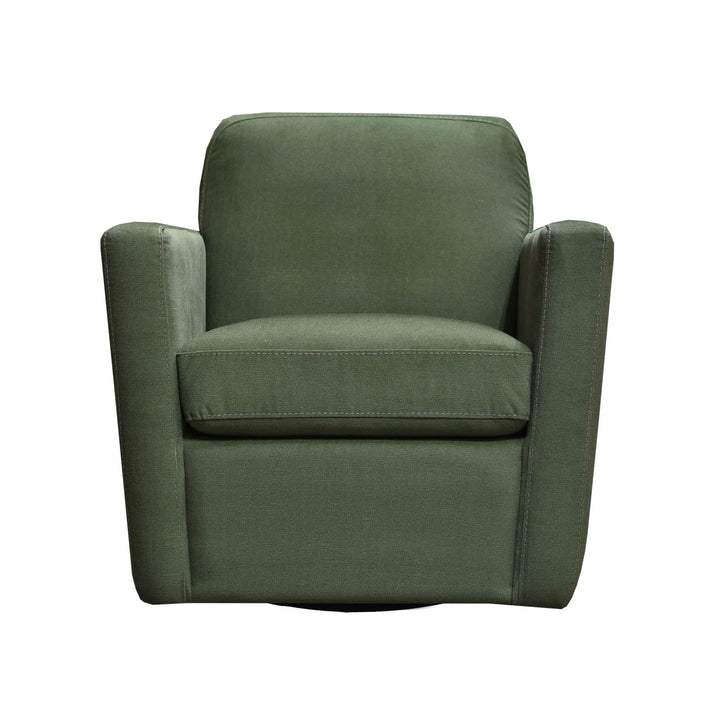 LH Imports Cooper Swivel Club Chair - Forest Green