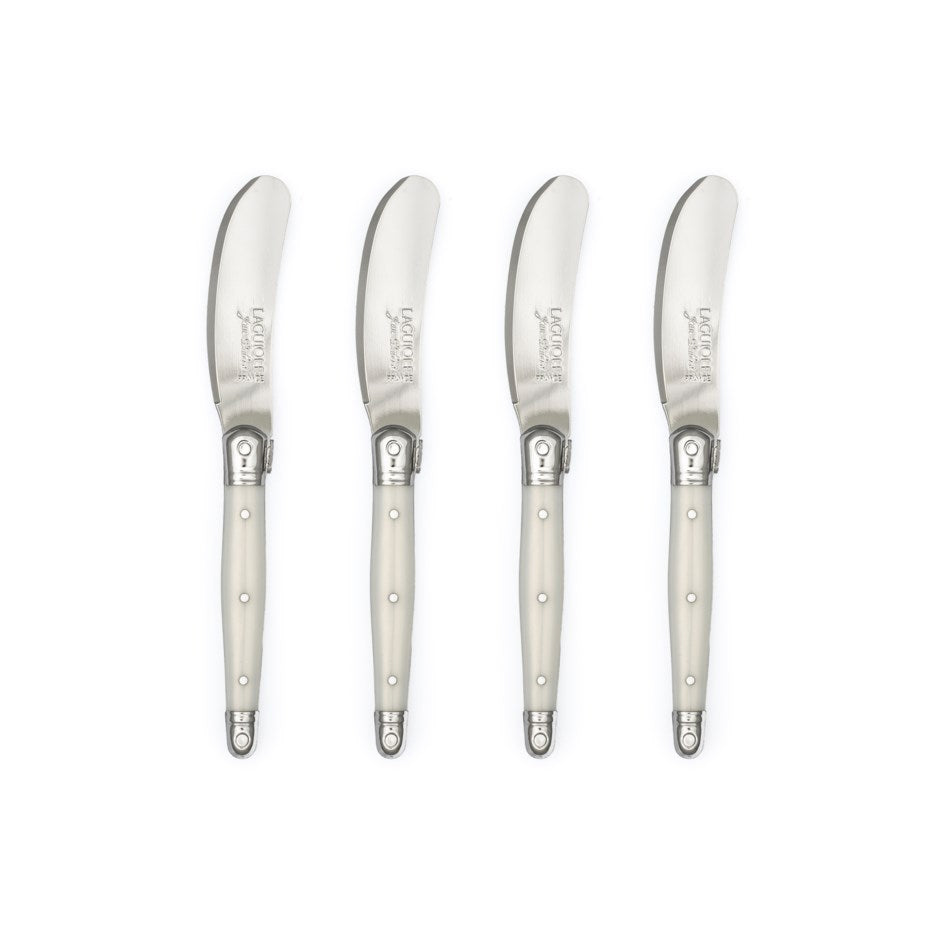 DAVID SHAW LAGUIOLE MINI SPREADER ABS PEARL WHITE - 4PC