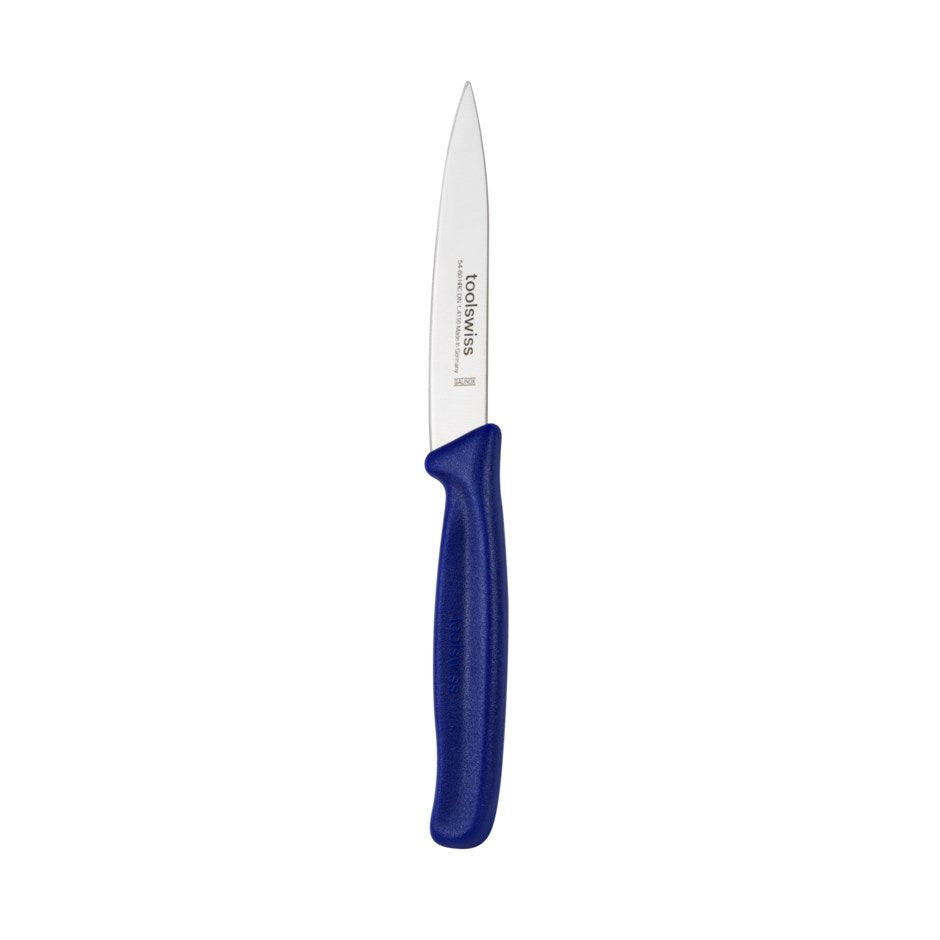 DAVID SHAW TOOLSWISS STRAIGHT KNIFE BLUE - 4"