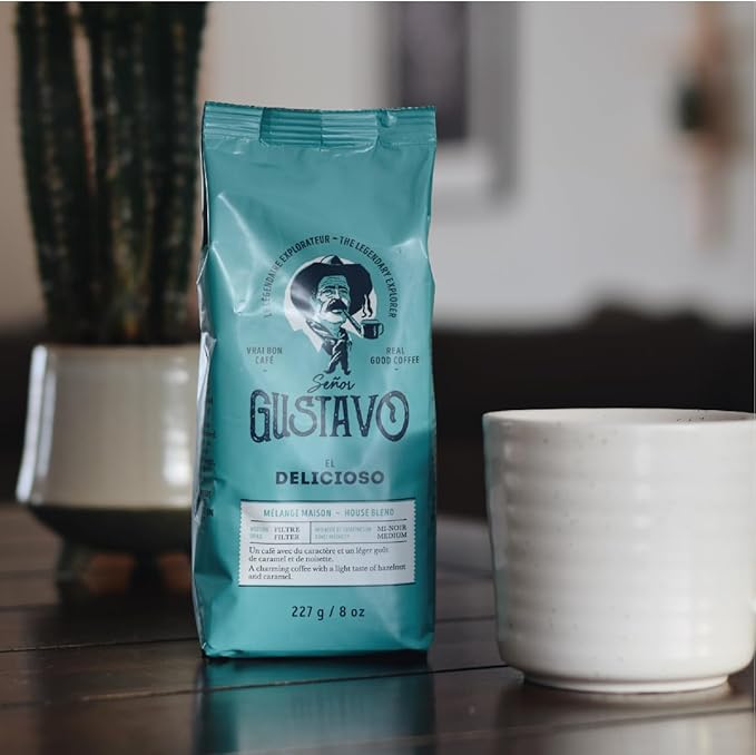 GUSTAVO HOUSE BLEND GROUND COFFEE 227G