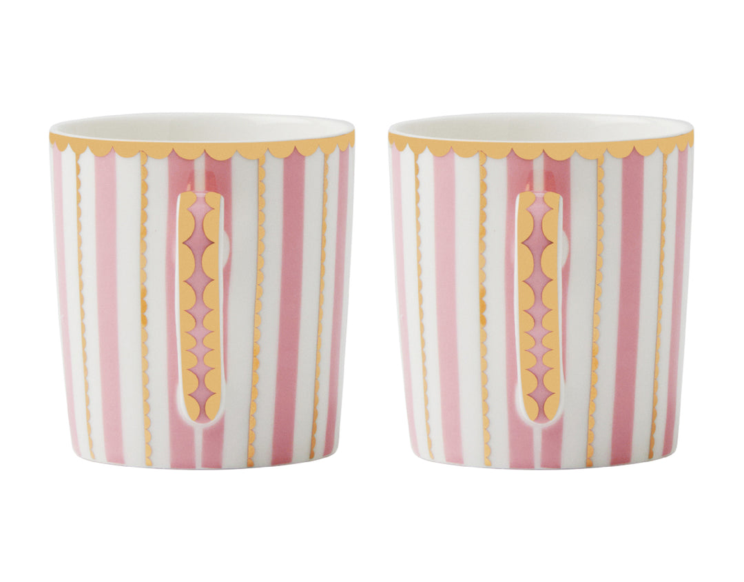 MAXWELL & WILLIAMS - Teas & C’s Regency Demi Cup & Saucer 100ML Set of 2 Pink Gift Boxed