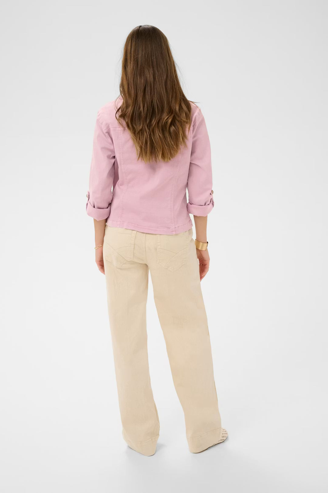 CRVISTI DENIM JACKET "PINK NECTAR"