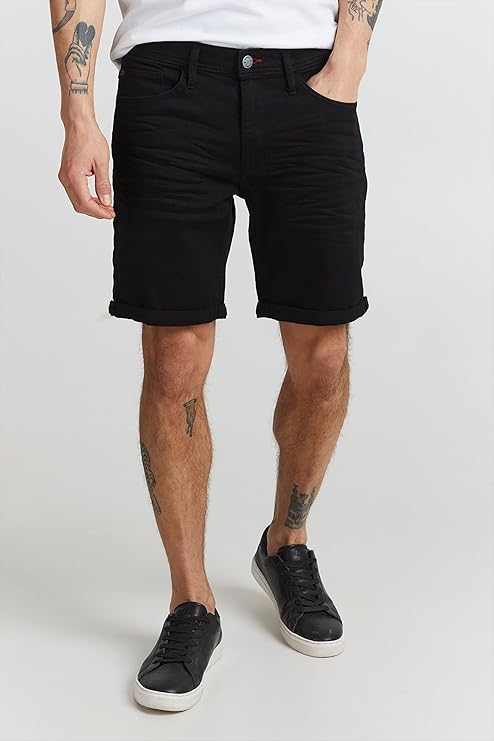 BHTWISTER DENIM SHORTS "BLACK"