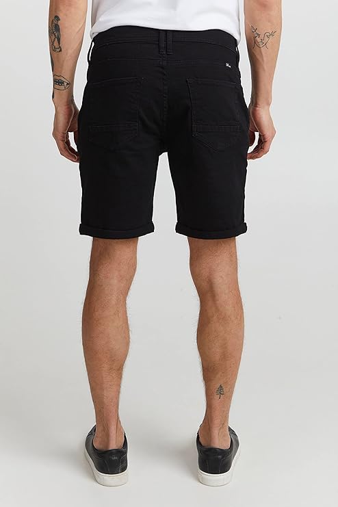 BHTWISTER DENIM SHORTS "BLACK"