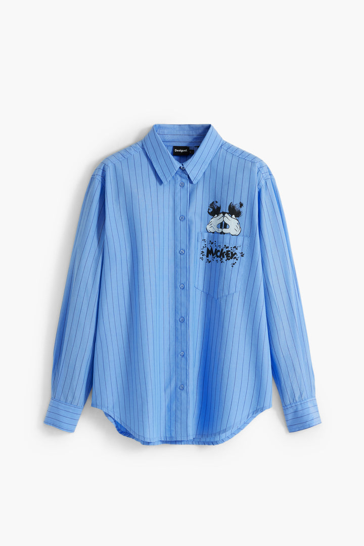 DESIGUAL MICKEY STRIPED SHIRT