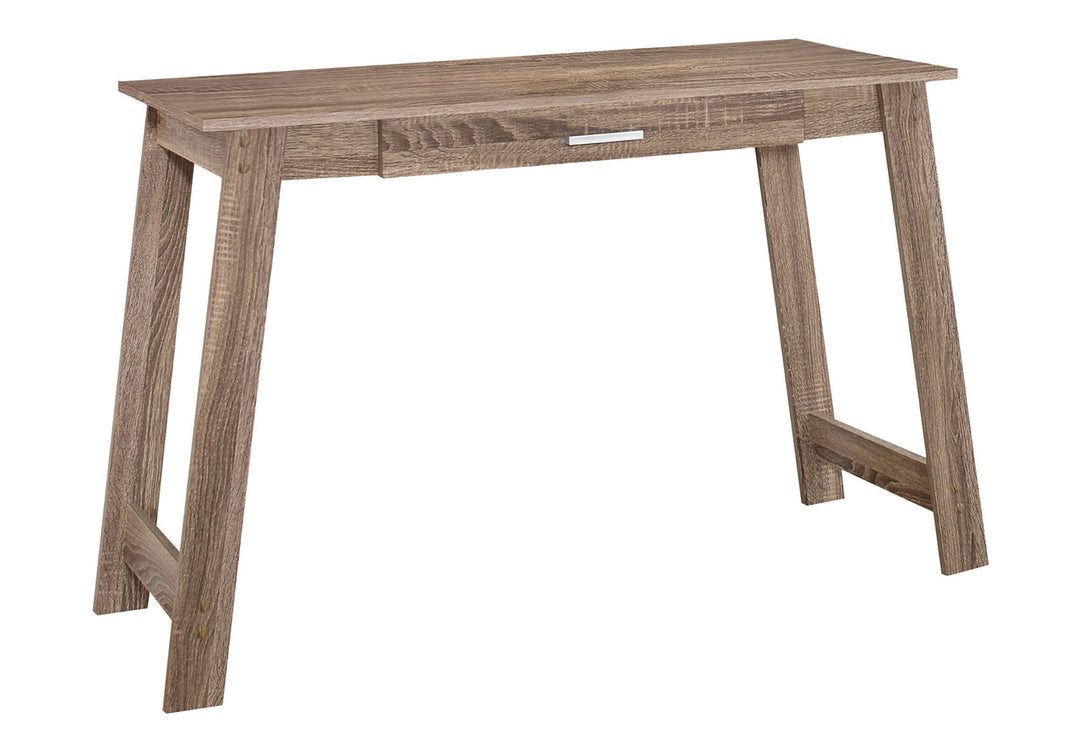 COMPUTER DESK - 42"L DARK TAUPE WITH A STORAGE DRAWER