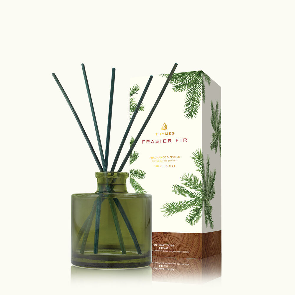 THYMES FRASIER FIR PETITE REED DIFFUSER GREEN