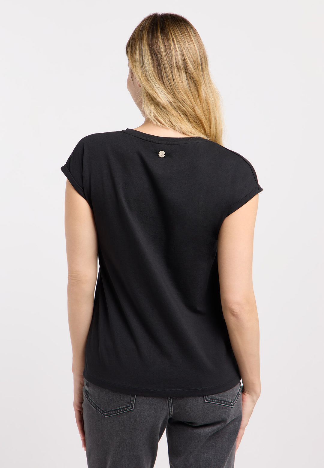 DIONA EMB TOP "BLACK"