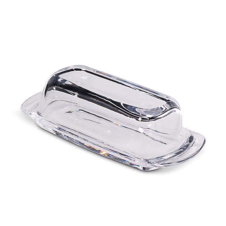 SIMPLE COVERED BUTTER DISH 3X7.5''L