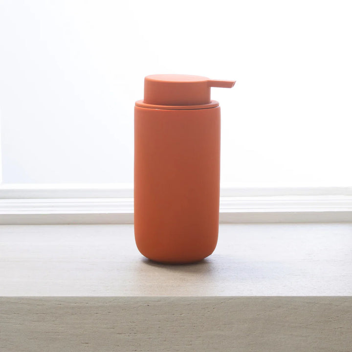 CALLAN CERAMIC SOAP/LOTION DISPENSER - TERRA COTTA