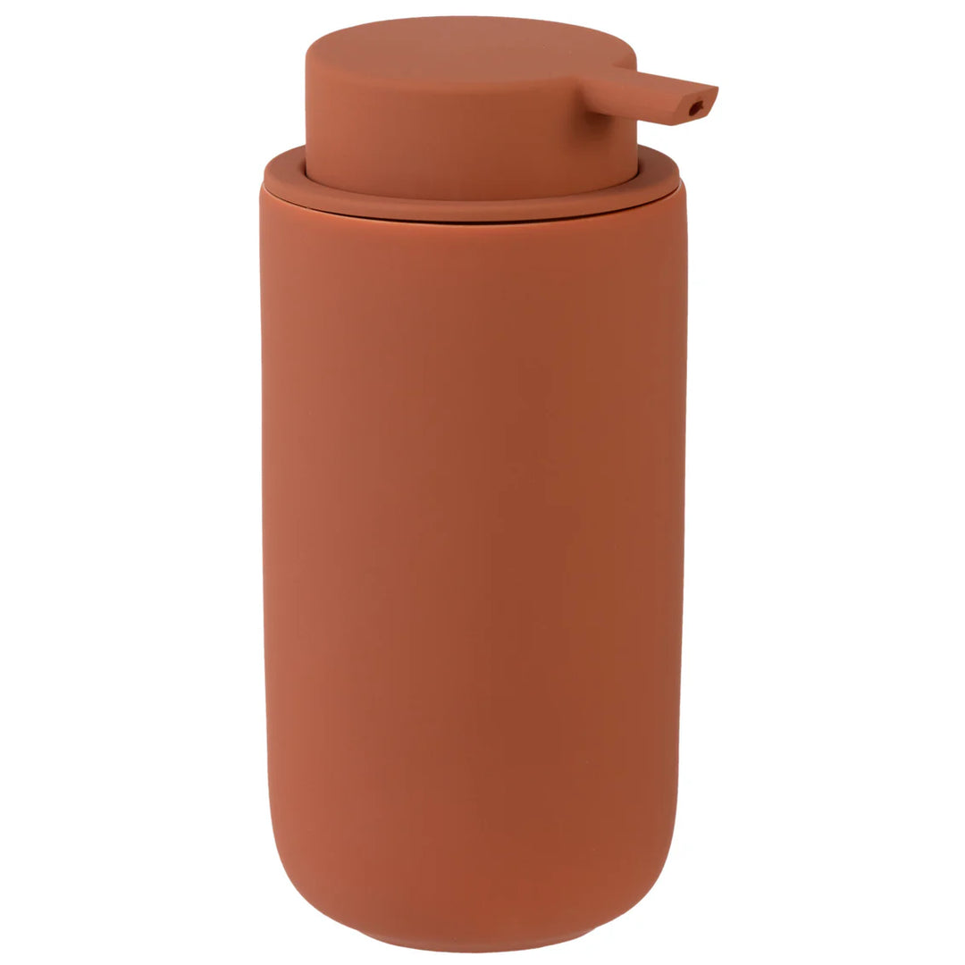 CALLAN CERAMIC SOAP/LOTION DISPENSER - TERRA COTTA