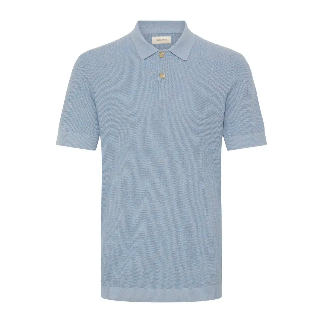 BHDITMER POLO SHIRT "LICHEN BLUE"