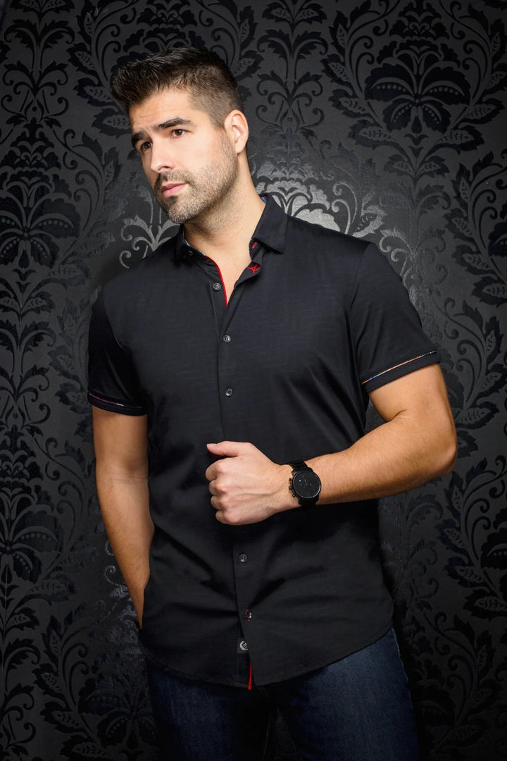 DIVENERE SHORT-SLEEVE SHIRT "BLACK"