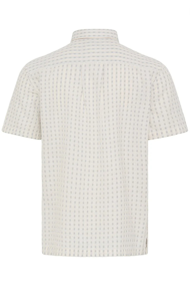 CFSTAI SS DOBBY CHECKED SHIRT "MARSHMALLOW"