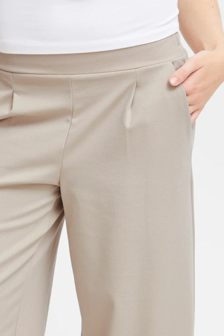 IHKATE SUS WIDE PANTS "DOESKIN"