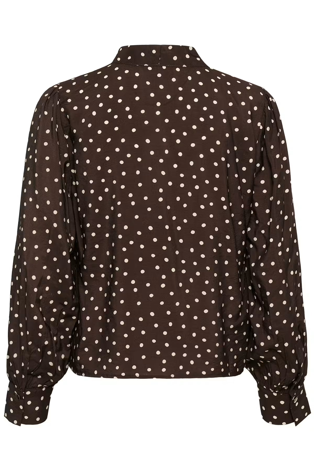KADOTTE BLOUSE "COFFEE BEAN TURTLEDOVE DOT"