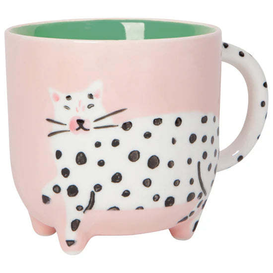 DOTTY CAT CRITTER MUG 15OZ