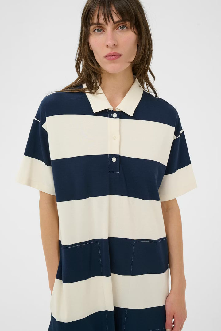 ALISEPW DRESS "AFTER MIDNIGHT STRIPE"