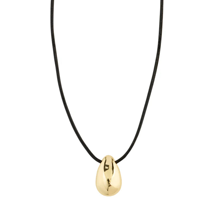 INTENT TEARDROP NECKLACE (GOLD-PLATED)