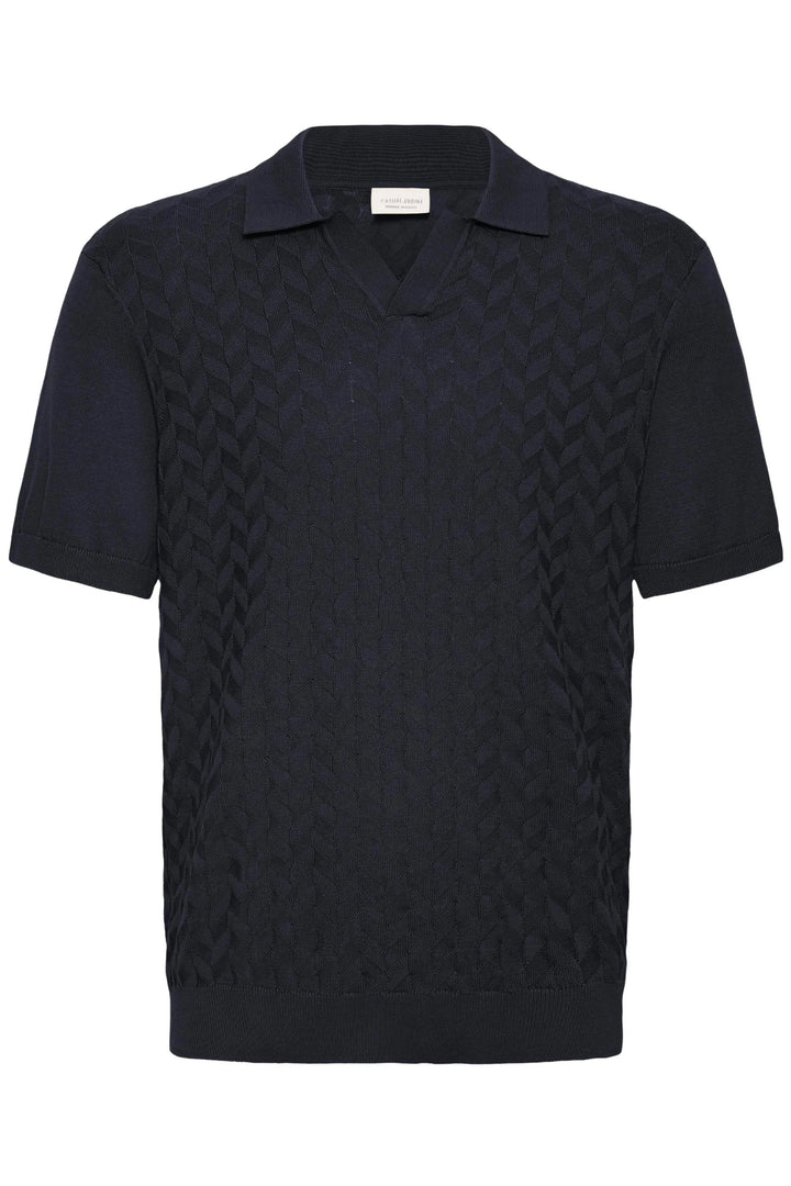 CFDYRVIK KNIT SHIRT "DARK NAVY"