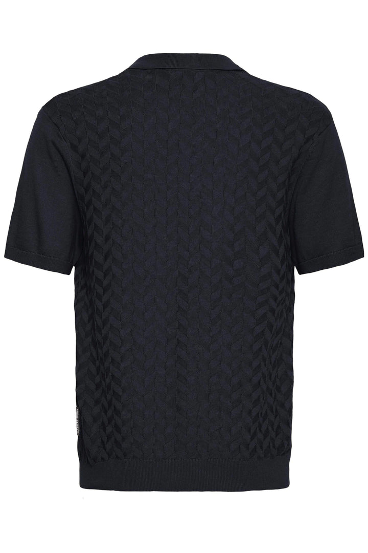 CFDYRVIK KNIT SHIRT "DARK NAVY"