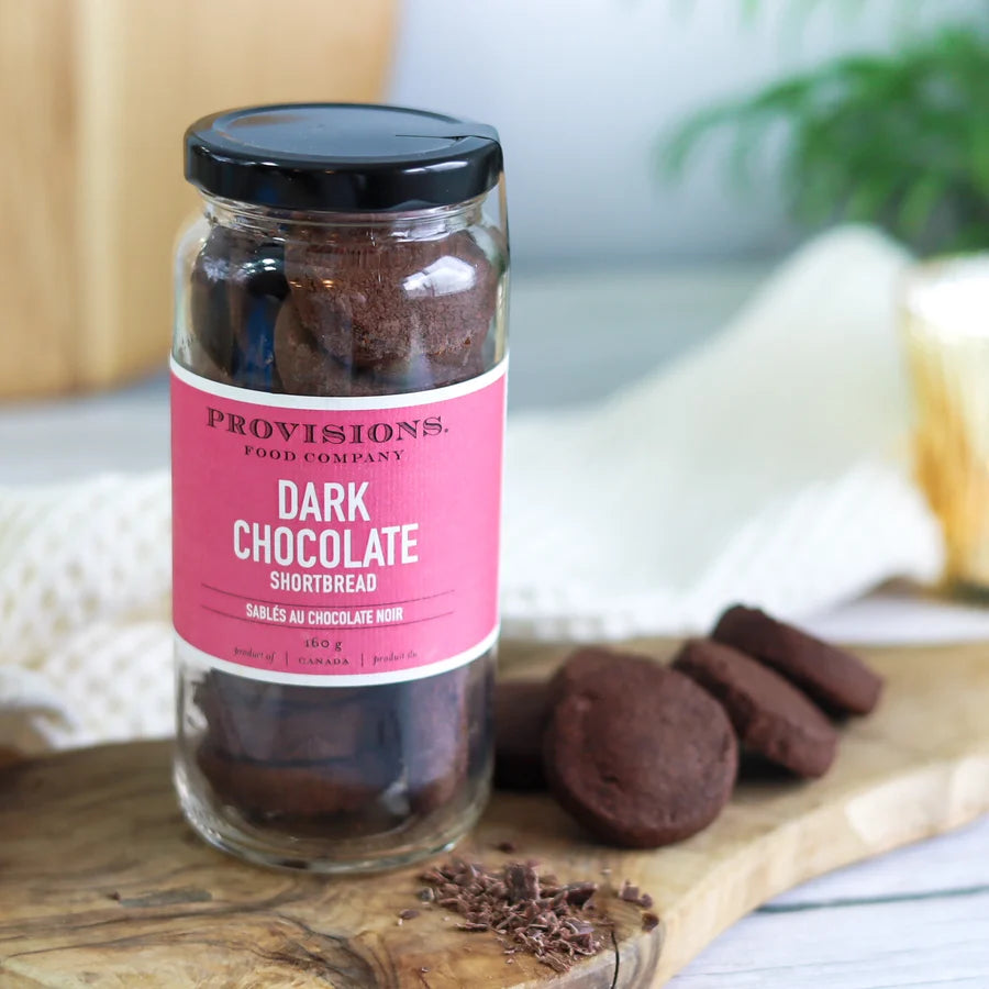 DARK CHOCOLATE SHORTBREAD 160G