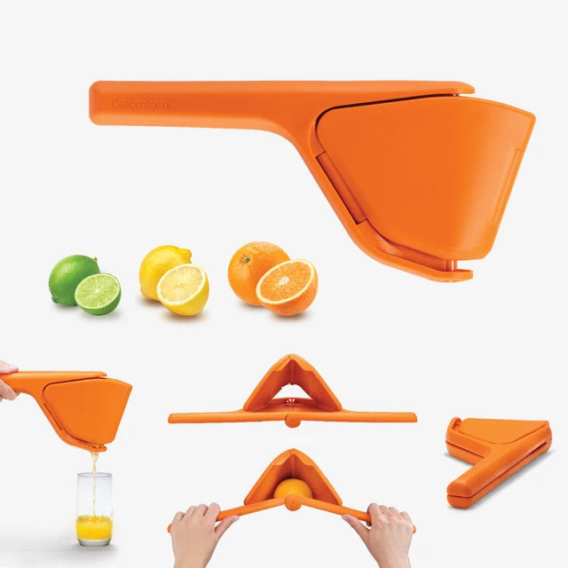 FLUICER FOLD FLAT EASY JUICER "ORANGE"