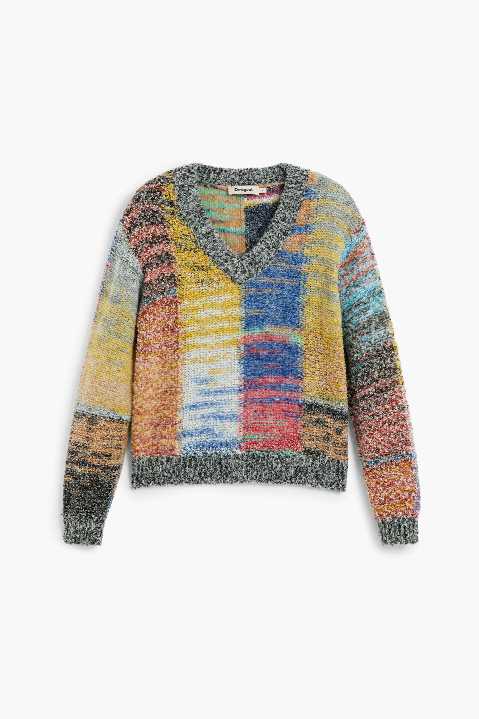 CHUNKY KNIT CROPPED SWEATER "EARTHTEXTURE"