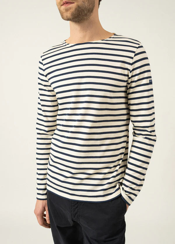 MINQUIERS STRIPED SAILOR SHIRT - JEAN/CHANVRE, MARINE/ECRU,