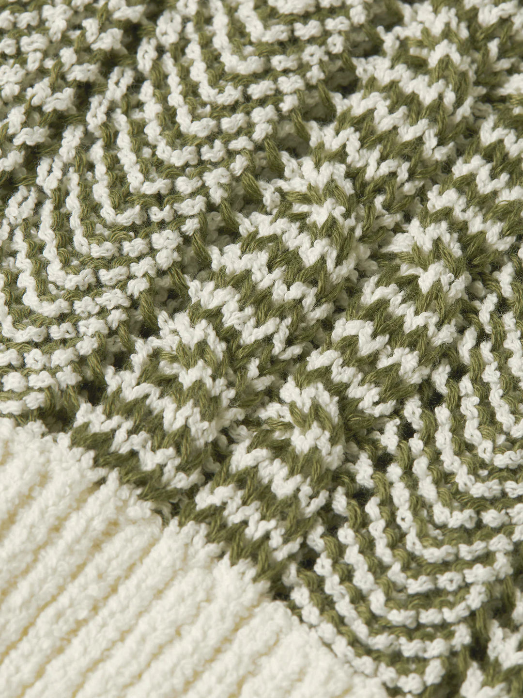MULTI STITCH DROPPED SHOULDER POLO "EGGNOG MELANGE"