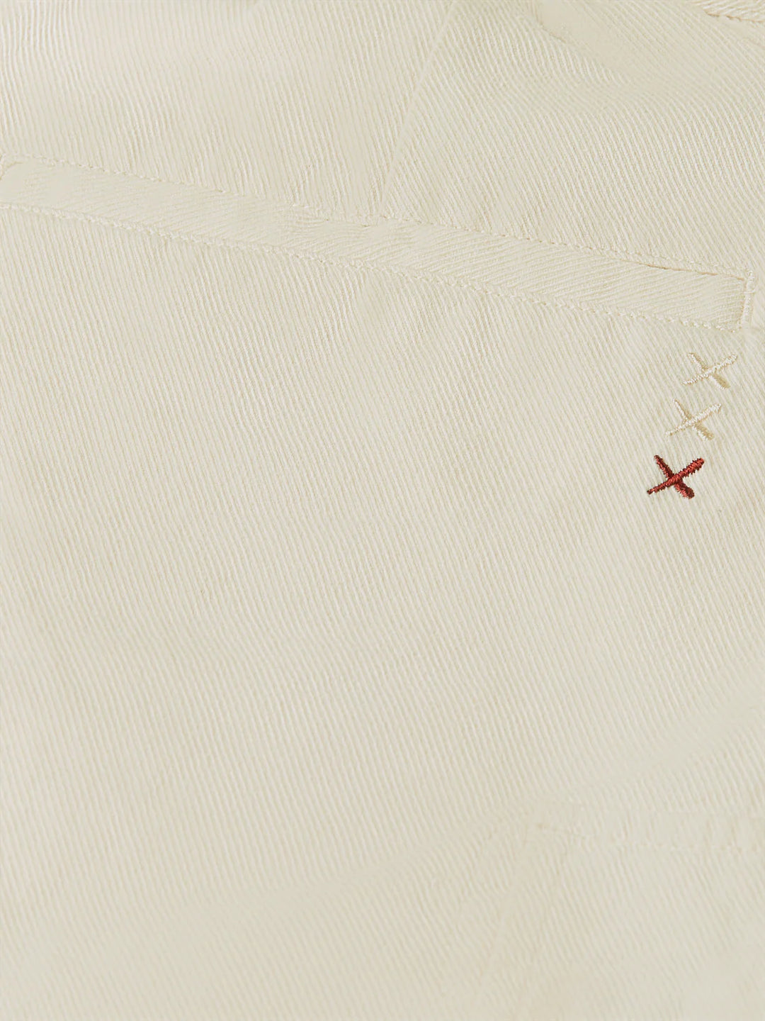 LINEN BLEND RELAXED CARGO BERMUDA SHORTS "EGGNOG"