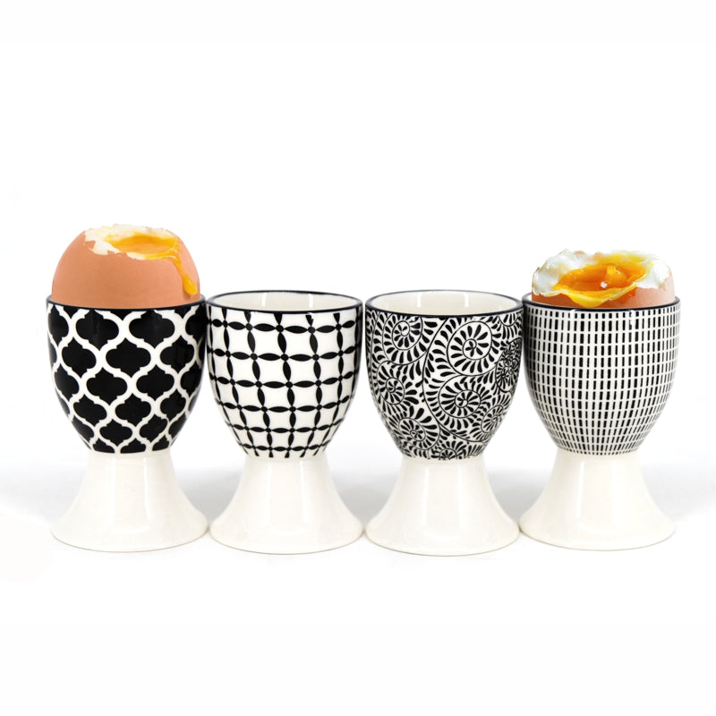 EGG CUPS - SET OF 4 ASSORTED