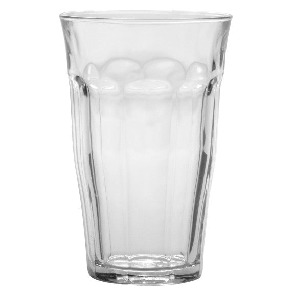 DURALEX PICARDIE CLEAR GLASS TUMBLERS ASSORTED SIZES, 18 PIECE SET IN GIFT BOX