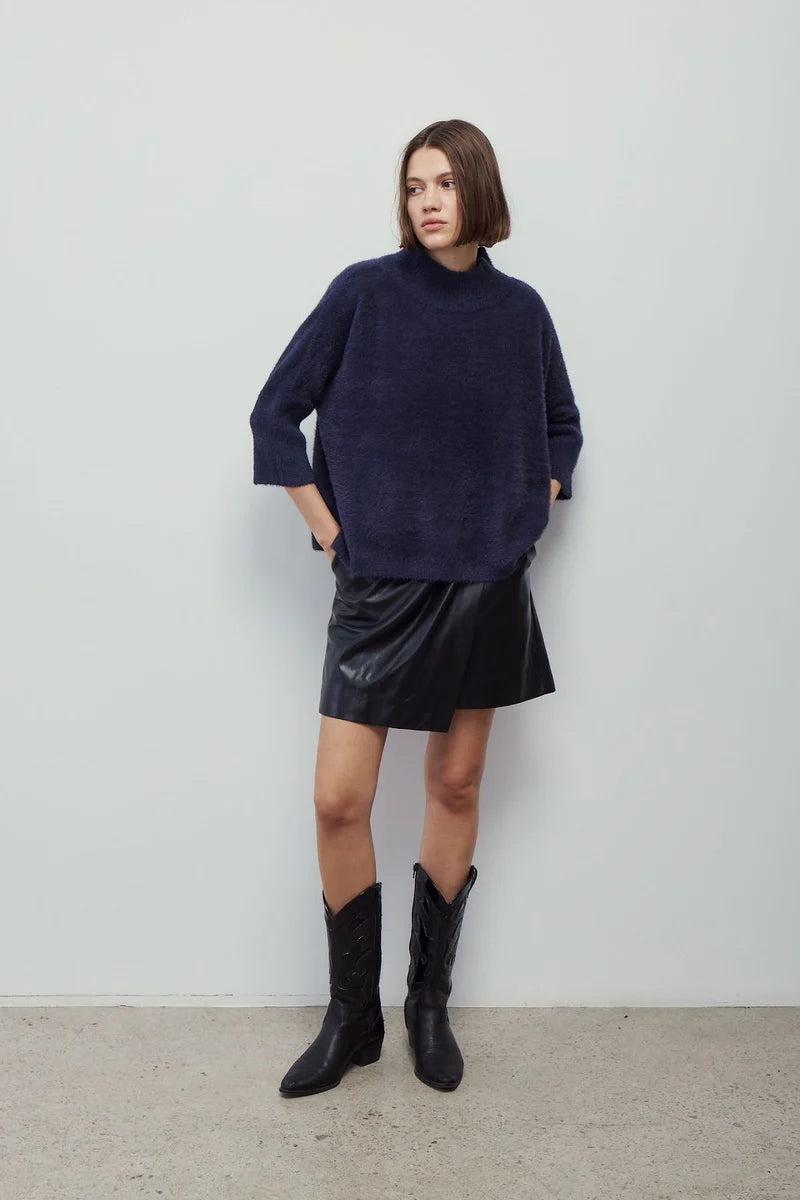 ELISE SWEATER "NAVY"