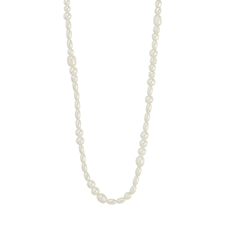 ELLIANA FRESHWATER PEARLS & GLASS BEADS NECKLACE "GOLD-PLATED"