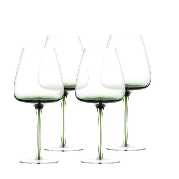 GEM EMERALD WINE GLASSES 540ML - SET OF 4
