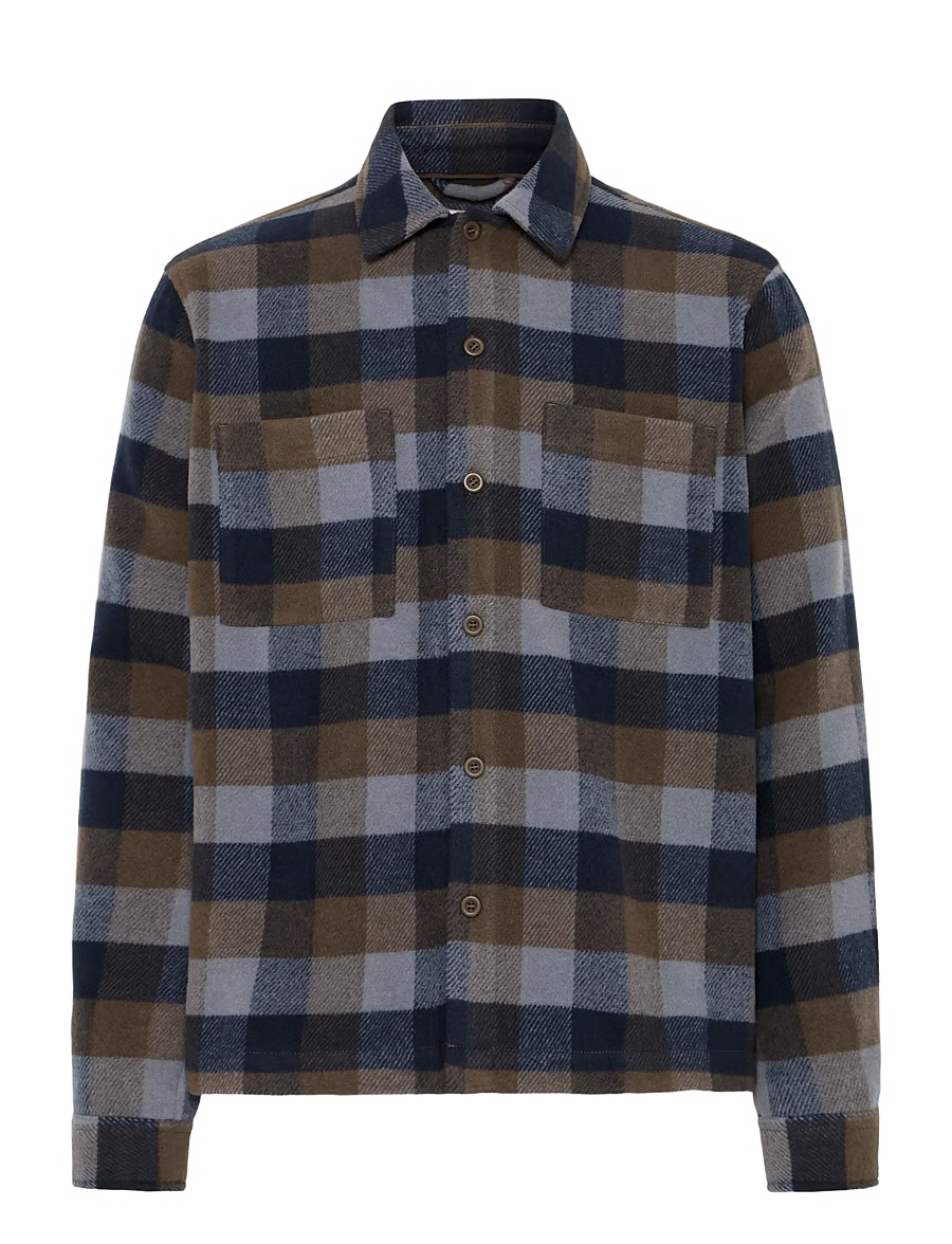 BHEMIRR OVERSHIRT "TURKISH COFFEE"