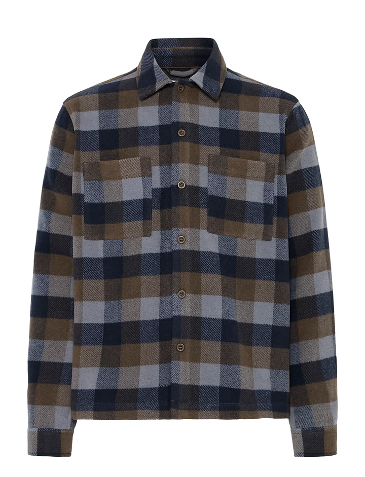 BHEMIRR OVERSHIRT "TURKISH COFFEE"