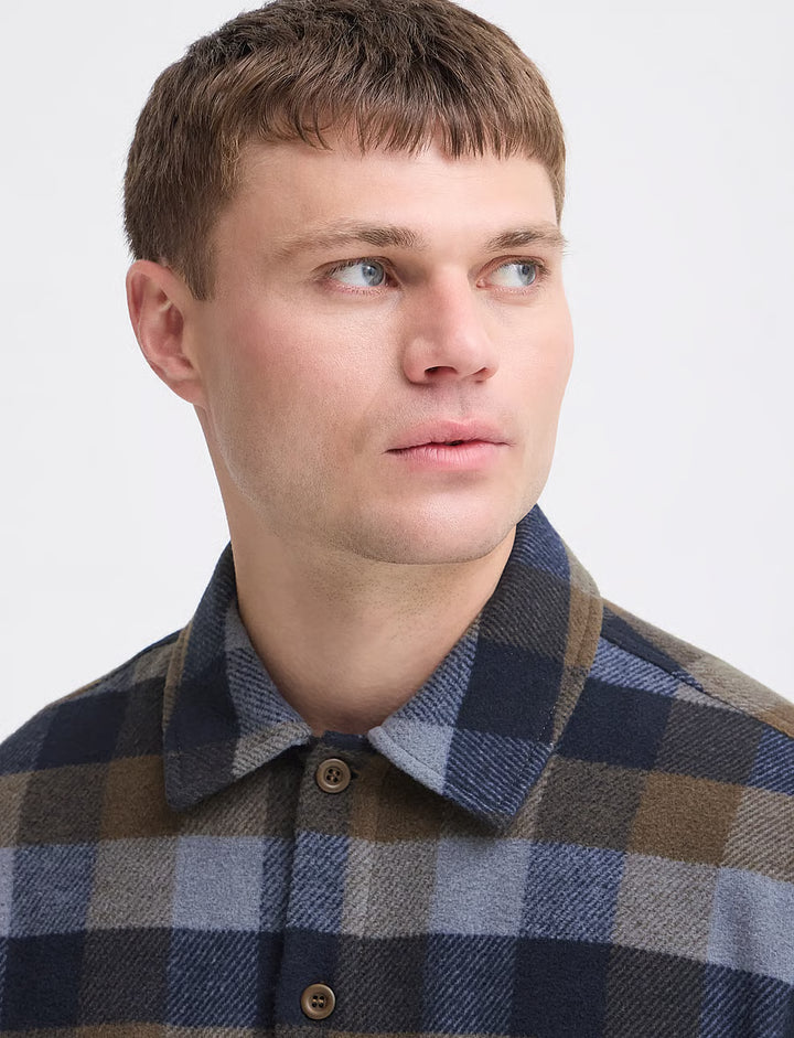 BHEMIRR OVERSHIRT "TURKISH COFFEE"