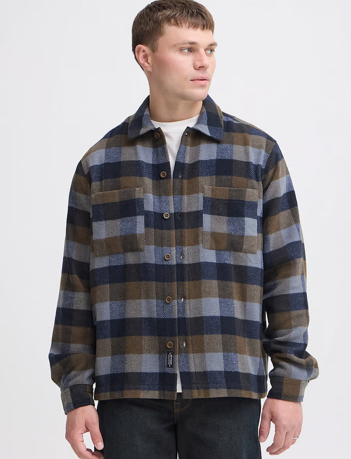 BHEMIRR OVERSHIRT "TURKISH COFFEE"