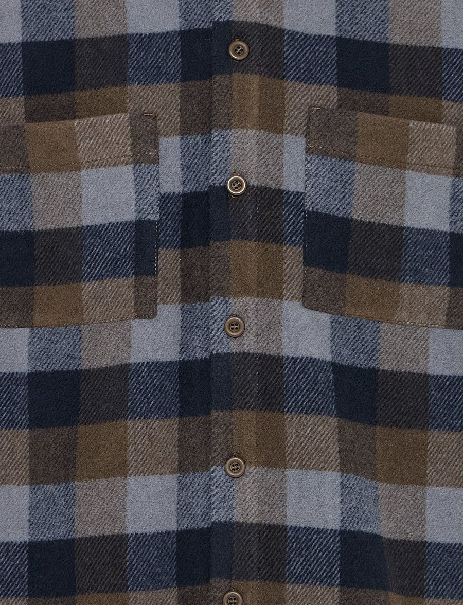 BHEMIRR OVERSHIRT "TURKISH COFFEE"