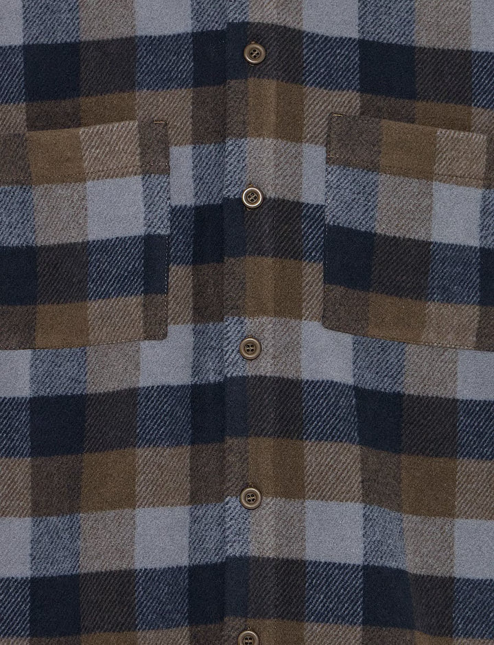 BHEMIRR OVERSHIRT "TURKISH COFFEE"